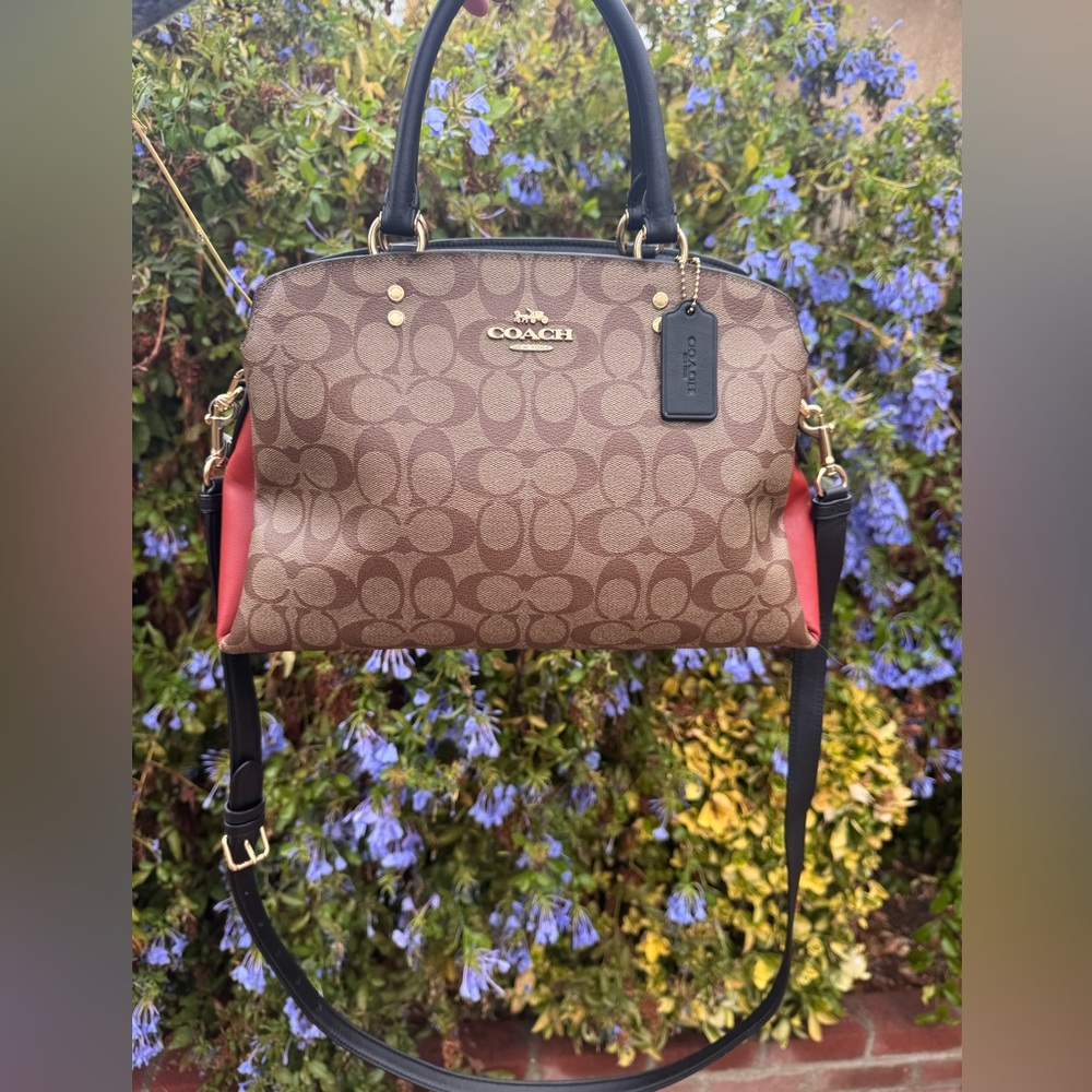 Coach Lillie Carryall in Colorblock Signature Canvas